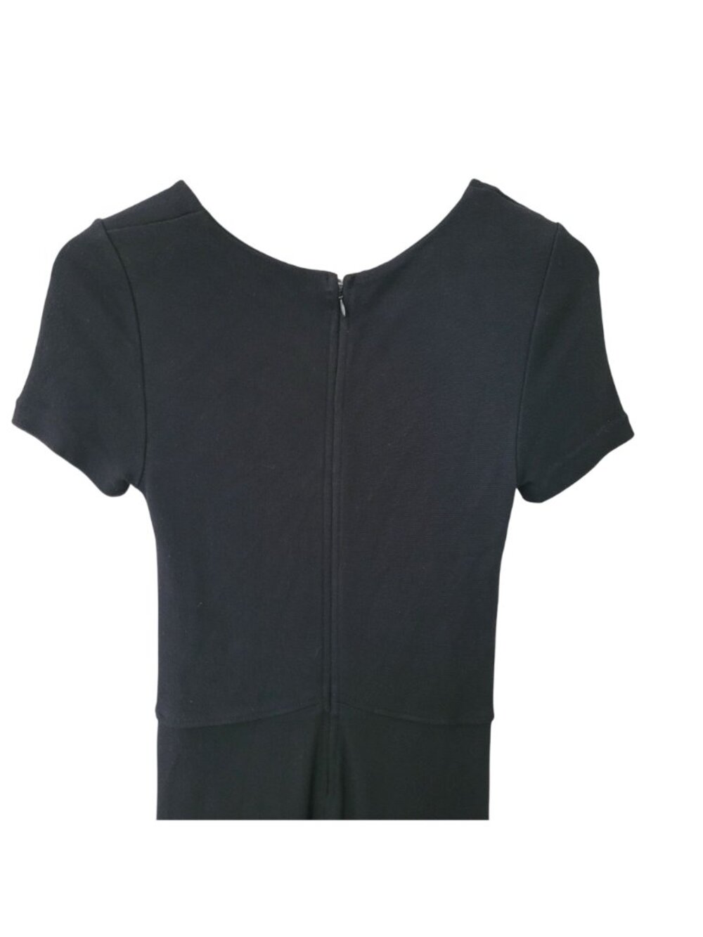 Madewell Black Midi Dress Womens Size S Classic Chic - Picture 4 of 7